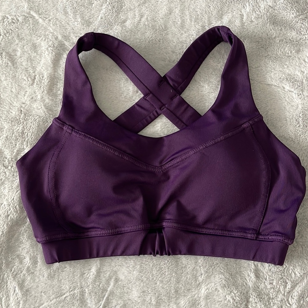 Hylete Purple Sports Bra Medium